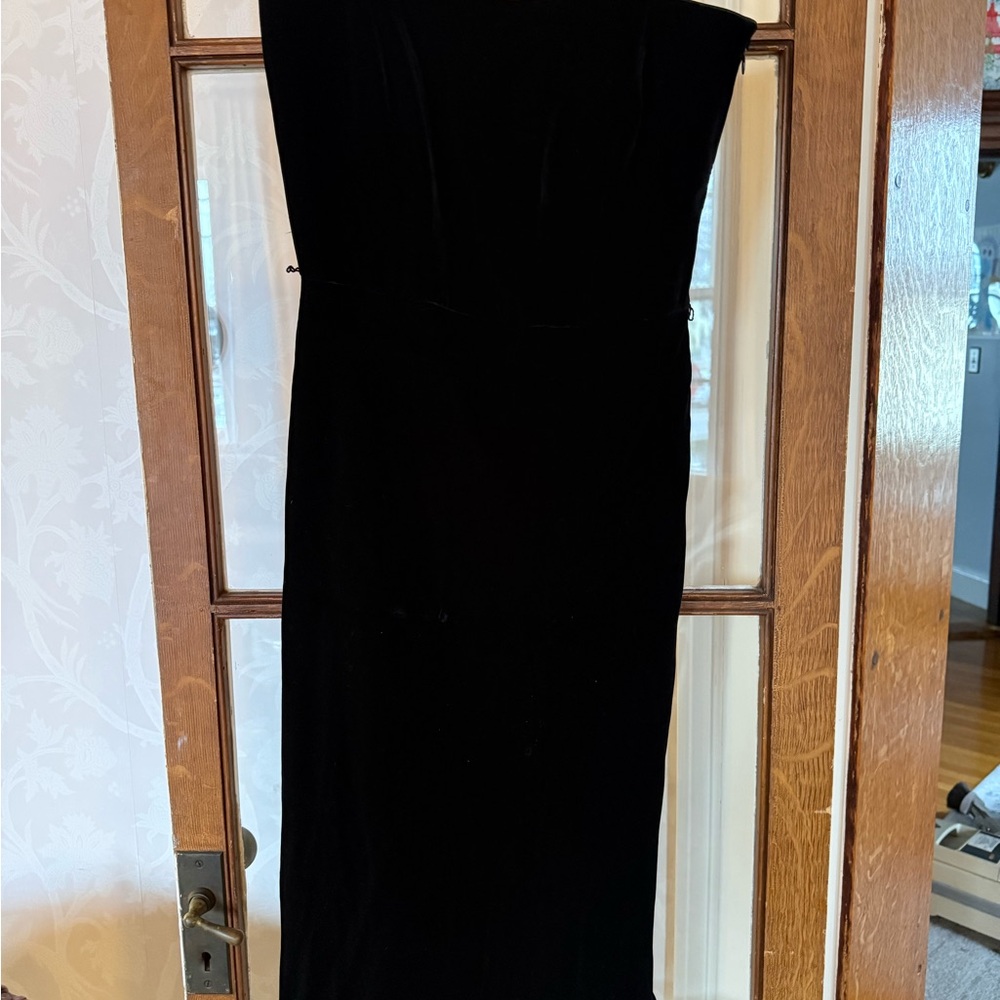 Ann Taylor Black Midi Dress